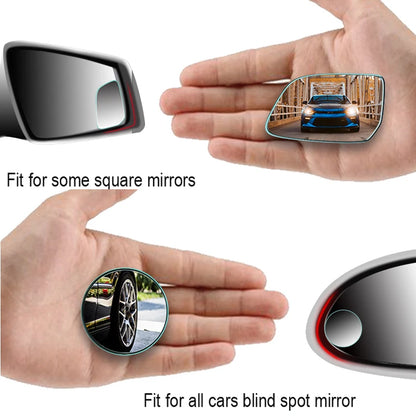 New Arrival 1 Pair Car Blind Spot Mirror Adjustable 360 Degree Rotatable Wide Angle Mirror Car waterproof Rear View Mirror