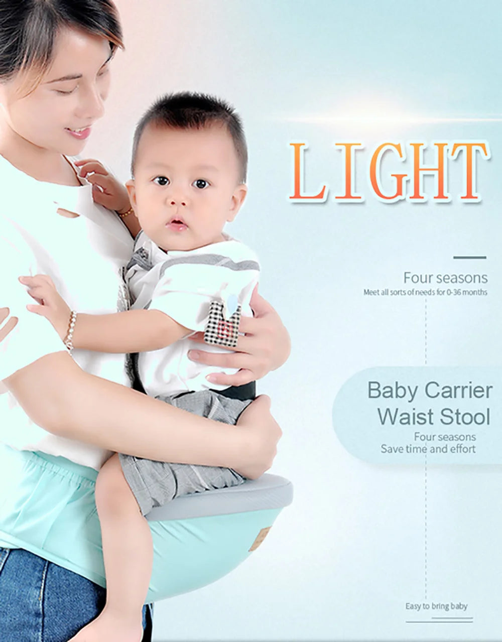 Baby Carrier Waist Stool Walkers Baby Sling Hold Waist Belt Backpack Hipseat Belt Kids Adjustable Infant Hip Seat For Droship