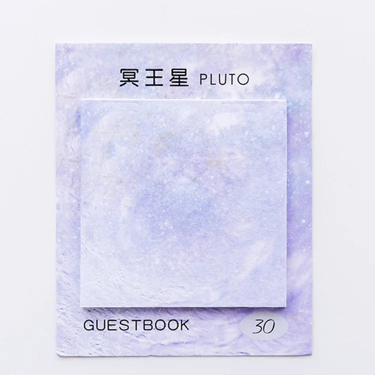 Creative Natural Dream planet Series Self-Adhesive Memo Pad N Times Sticky Notes Bookmark School Office Supply