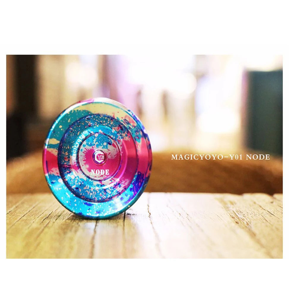MAGICYOYO Y01-Node N12 Series Metal Yoyo Ball Toy 10-Ball Bearing W/ String Ropes Yoyo Toys N12 Yoyo