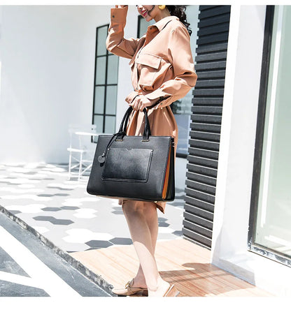 Lady Briefcase Kinmac Brand Handbag Messenger Laptop Bag 13.3,14 Inch,Shoulder Women Case For MacBook Air Pro PC,Dropship