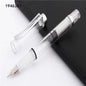 High quality 662 Transparent colour big capacity Fountain Pen Student school office stationery Supplies ink pens