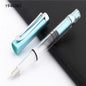 High quality 662 Transparent colour big capacity Fountain Pen Student school office stationery Supplies ink pens