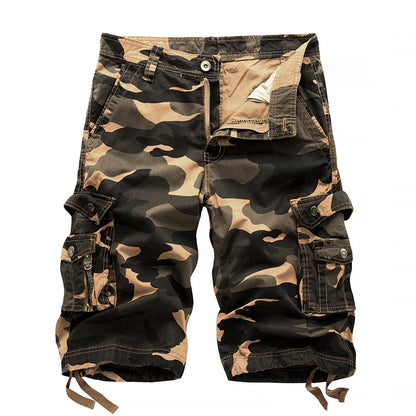 2024 Summer Military Camo Cargo Shorts Fashion Camouflage Multi-Pocket Homme Army Casual Shorts Bermudas Masculina Plus size 40