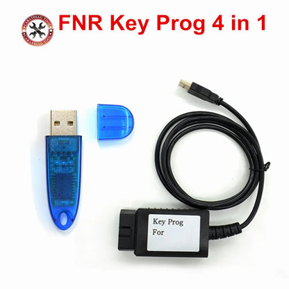 Newest Key Programmer FNR 4 IN 1 USB Dongle Vehicle Programming For F-ord/Re-nault/Nis-san FNR Key Prog 4-IN-1 By Blank Key