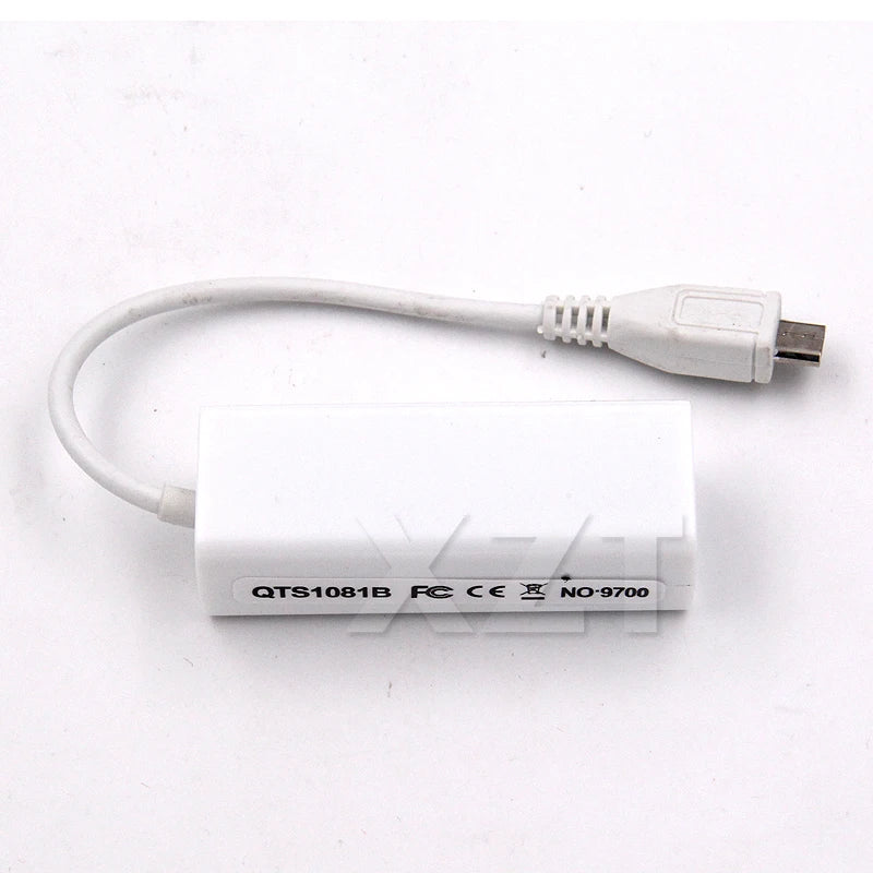 Micro USB to LAN Card Connector for Tablet 2.0 5 Pin 10/100 Male RJ45 Female Ethernet LAN Network Card Adapter