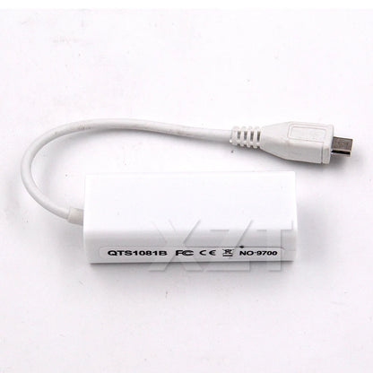 Micro USB to LAN Card Connector for Tablet 2.0 5 Pin 10/100 Male RJ45 Female Ethernet LAN Network Card Adapter