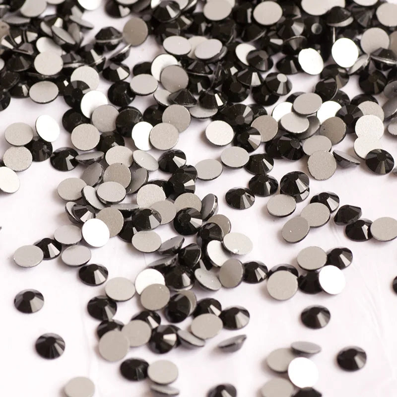 YANRUO 2058NoHF All Color SS16-SS30 Non Hot Fix Sewing Rhinestones Glass Crystal 3D Nail Art Rhinestones For Dress Clothes