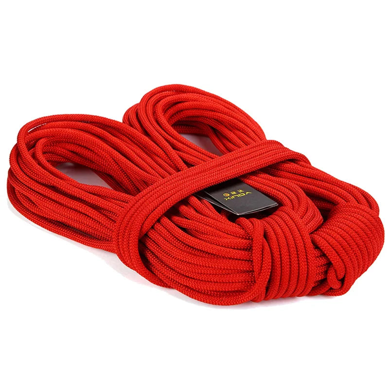 XINDA  8mm Diameter Professional Rock Climbing Rope Outdoor Hiking Corda High Strength Statics Safety Rope Fire Rescue Parachute