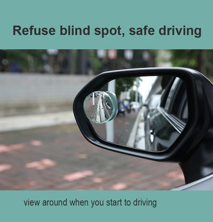 New Arrival 1 Pair Car Blind Spot Mirror Adjustable 360 Degree Rotatable Wide Angle Mirror Car waterproof Rear View Mirror