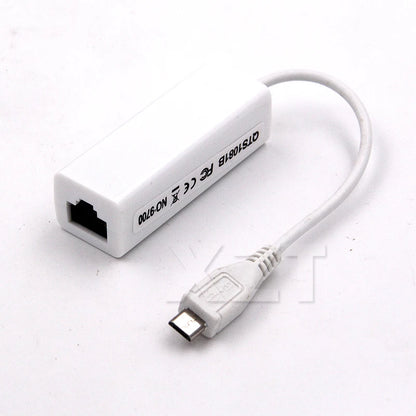Micro USB to LAN Card Connector for Tablet 2.0 5 Pin 10/100 Male RJ45 Female Ethernet LAN Network Card Adapter