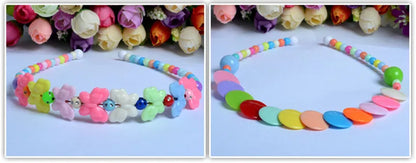 550-700PCS DIY Colorful Acrylic Beads Girls Puzzle Toy Jewelry Necklace Bracelet Handmade String Bead Girl Children Making Toys