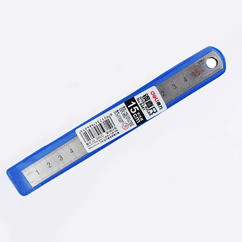 15cm Stainless Steel Measuring Ruler Students Stationery Art Drawing Straight Ruler Designer Engineer Clear Scale Painting Ruler