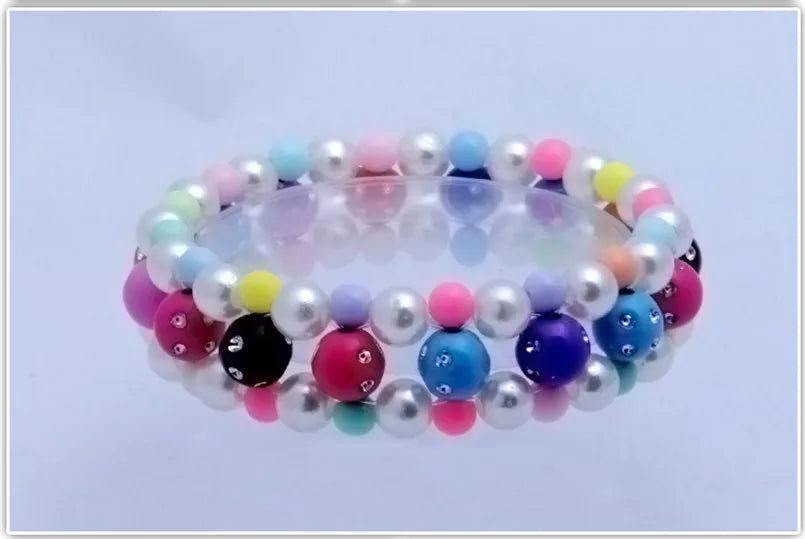550-700PCS DIY Colorful Acrylic Beads Girls Puzzle Toy Jewelry Necklace Bracelet Handmade String Bead Girl Children Making Toys