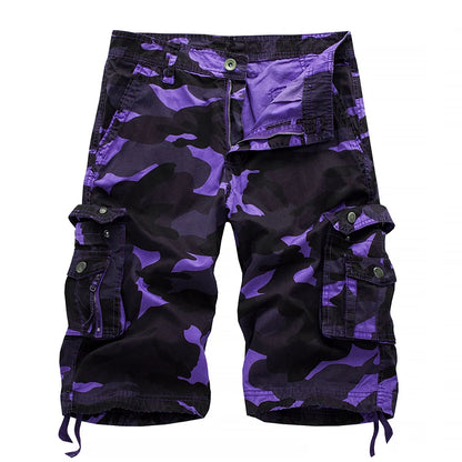 2024 Summer Military Camo Cargo Shorts Fashion Camouflage Multi-Pocket Homme Army Casual Shorts Bermudas Masculina Plus size 40