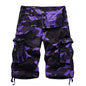 2024 Summer Military Camo Cargo Shorts Fashion Camouflage Multi-Pocket Homme Army Casual Shorts Bermudas Masculina Plus size 40
