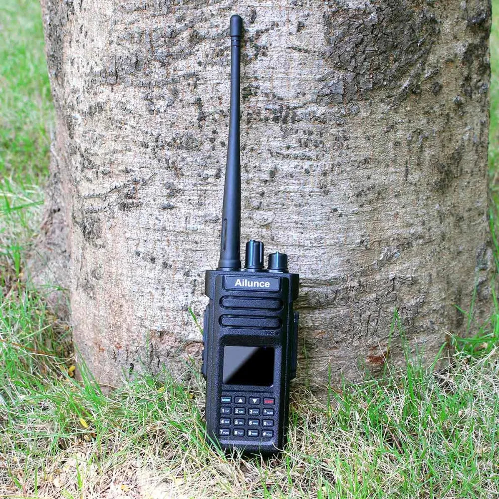 Ailunce HD1 DMR Walkies Talkies Long Range Walkie Talkies Portable Radio FM Communication Emergency Radio Ham Radio Station GPS