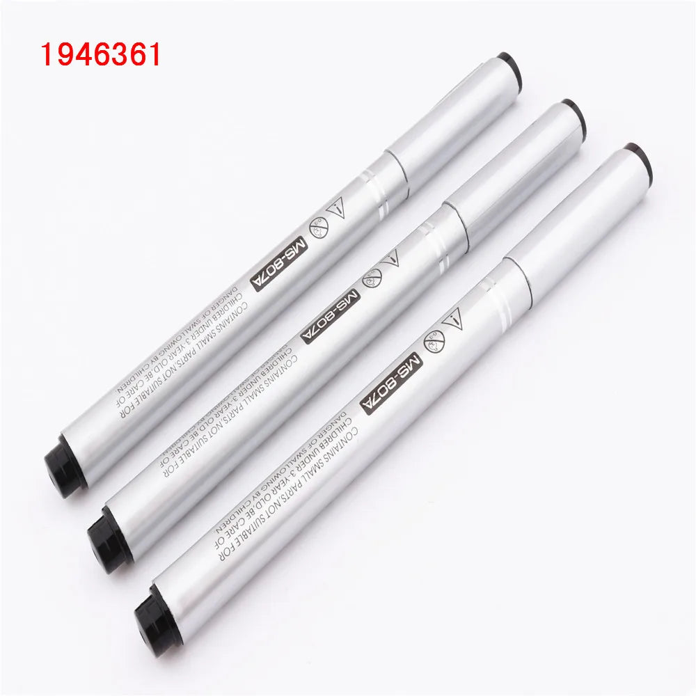 Waterproof Ink Black Micron Neelde Drawing Pen Pigment Fine Line Sketch Markers Pen For Writing Hand-Paint anime Art Supplies