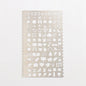 Multifunctional stainless steel hollow ruler cat Geometric figure drawing stencils templates metal ruler Diy Tool Diary Template