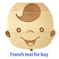 Spanish/English/Portugal/French/Russia Baby Wood Tooth Box Organizer Milk Teeth Storage Collect Teeth Umbilica Lanugo Save Gifts