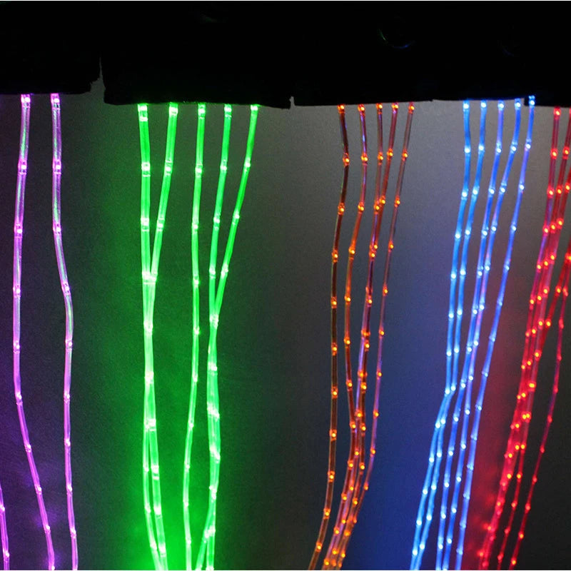 LED Horse Tail Trappings Night Riding Safe Equestrian Flashing Light Bar Harness Equipment Outdoor Sports Horse Tail Decor