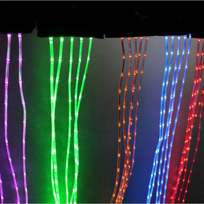 LED Horse Tail Trappings Night Riding Safe Equestrian Flashing Light Bar Harness Equipment Outdoor Sports Horse Tail Decor
