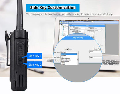 Ailunce HD1 DMR Walkies Talkies Long Range Walkie Talkies Portable Radio FM Communication Emergency Radio Ham Radio Station GPS