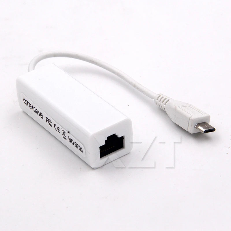 Micro USB to LAN Card Connector for Tablet 2.0 5 Pin 10/100 Male RJ45 Female Ethernet LAN Network Card Adapter