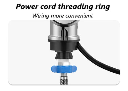 DMWD Tankless Electric Hot Water Heater Universal Hose Faucet Kitchen Instant Heating Tap Water Heater LED Temperature Display