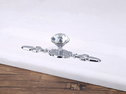 KAK Luxury Diamond Crystal Handles Shoebox Cabinet Handles Closet Door  Drawer Knobs Wardrobe Pulls Pullers With Screws Hardware