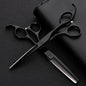 professional Japan 440c 6 '' black hair cutting scissors haircut thinning barber haircutting shears berber Hairdresser scissors