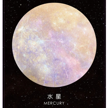 Creative Natural Dream planet Series Self-Adhesive Memo Pad N Times Sticky Notes Bookmark School Office Supply