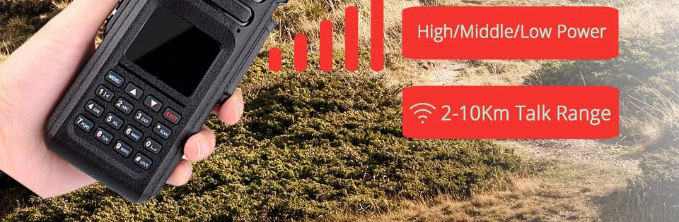 Ailunce HD1 DMR Walkies Talkies Long Range Walkie Talkies Portable Radio FM Communication Emergency Radio Ham Radio Station GPS