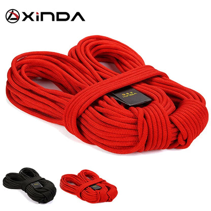 XINDA  8mm Diameter Professional Rock Climbing Rope Outdoor Hiking Corda High Strength Statics Safety Rope Fire Rescue Parachute