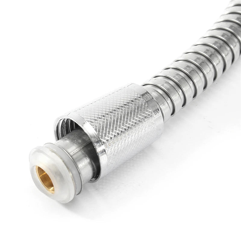 Gold 1.5/2 Meters G1/2 Inch High Quality Flexible Shower Hose Stainless Steel Chrome Bathroom Water Head Shower Extension Pipe