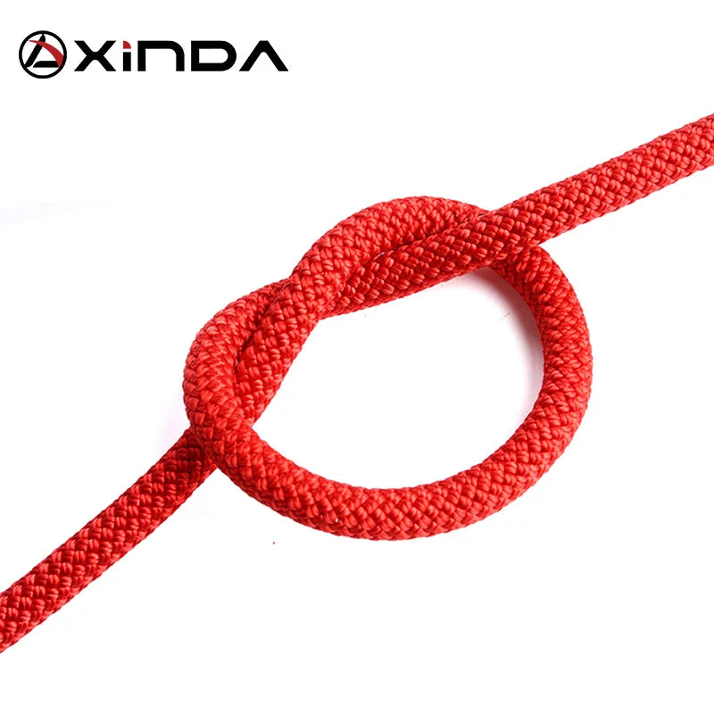 XINDA  8mm Diameter Professional Rock Climbing Rope Outdoor Hiking Corda High Strength Statics Safety Rope Fire Rescue Parachute
