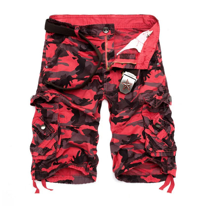 US Size 2026 New Camouflage Loose Cargo Shorts Men Cool Summer Military Camo Short Pants Homme Cargo Shorts