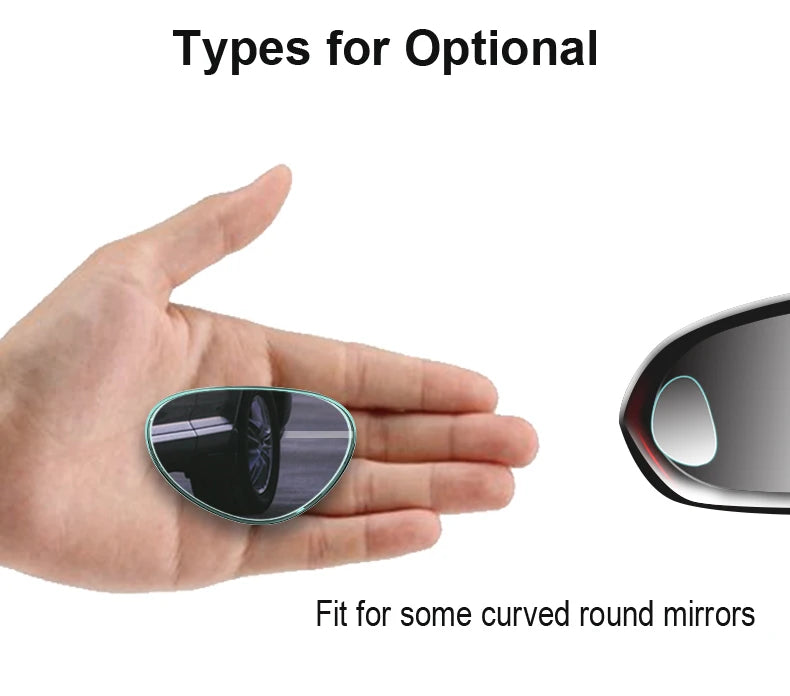 New Arrival 1 Pair Car Blind Spot Mirror Adjustable 360 Degree Rotatable Wide Angle Mirror Car waterproof Rear View Mirror