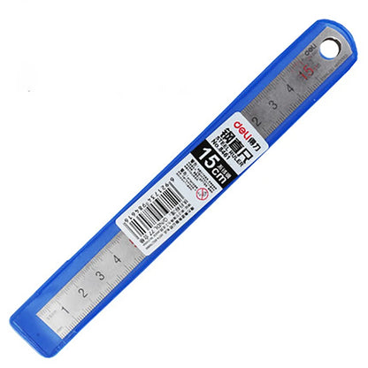 15cm Stainless Steel Measuring Ruler Students Stationery Art Drawing Straight Ruler Designer Engineer Clear Scale Painting Ruler