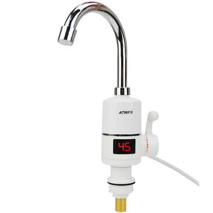 ATWFS Tankless Electric Newest Water Heater Kitchen Instant Hot Water Tap Heater Water Faucet Instantaneous Heater3000w