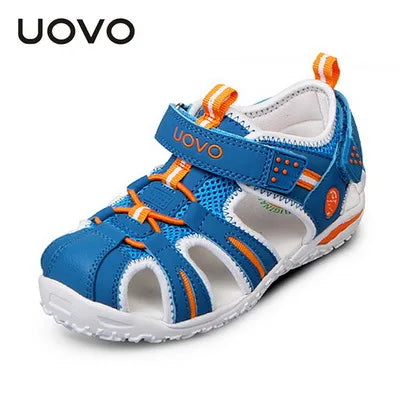 UOVO Brand 2026 Summer Beach Footwear Kids Closed Toe Toddler Sandals Children Fashion Designer Shoes For Boys And Girls #24-38