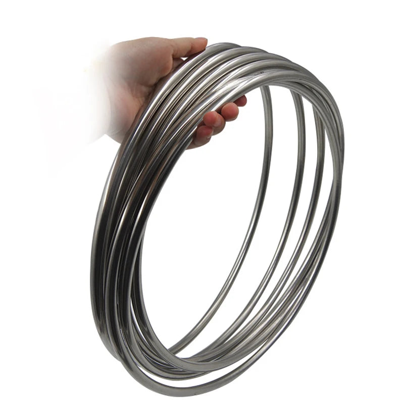 Chinese Linking Rings 6 Rings Set Magnetic Lock 30cm - Chrome Magic Tricks Magiciain Stage Illusion Gimmick Prop Mentalism Magia