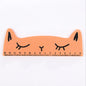1 Pcs Lytwtw's Cute Kawaii Black Cat Kitten Straight Ruler Wooden Tools Cartoon Sewing Drawing Office School Stationery supplies