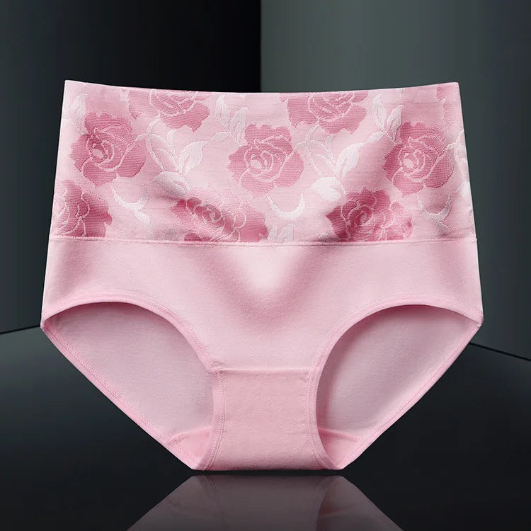 3Pcs/Lot Women's Underwear Plus Size Cotton Panties High Waist Briefs Sexy Lingerie Female Pantys M-5XL Seamless Underpant Girls