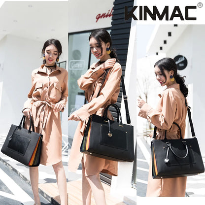 Lady Briefcase Kinmac Brand Handbag Messenger Laptop Bag 13.3,14 Inch,Shoulder Women Case For MacBook Air Pro PC,Dropship