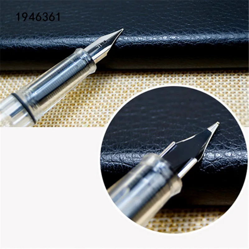 High quality 662 Transparent colour big capacity Fountain Pen Student school office stationery Supplies ink pens