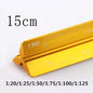 TUTU high quality colorful 15cm aluminum triangular scale ruler aluminum 1:20 - 1:600 alloy metal scale regua desenho H0003