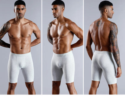 BONITOS Long Boxer Shorts Panties Man Underwear Men Boxer Men Underwear Natural Cotton Comfortable Soft Top Brand High Quality