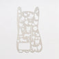 Multifunctional stainless steel hollow ruler cat Geometric figure drawing stencils templates metal ruler Diy Tool Diary Template