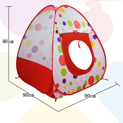 IMBABY Toys Tent Indoor Balls Pool 3 in1 Children's Tent Foldable Crawling Tunnel Outdoor Camping Tent Children's Room House